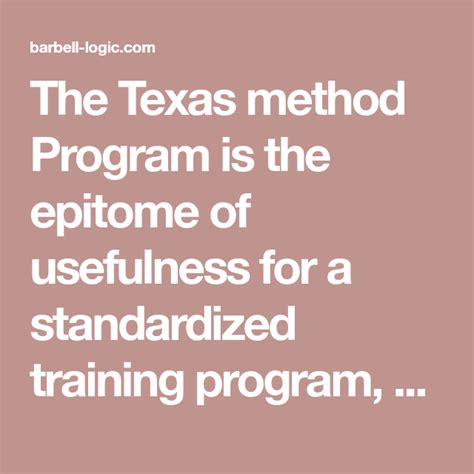texas method|The Texas Method: Clear Goals, Measurable Changes, and .